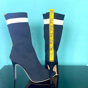 Dijigirls Women's Stretch Sock Boots - Size 42.